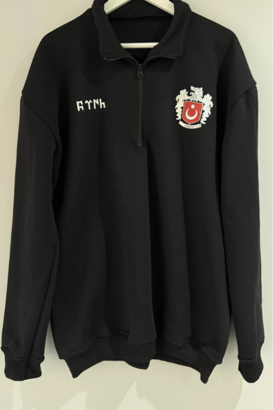 Türkiye Bozkurt Yarım Fermuarlı Sweat